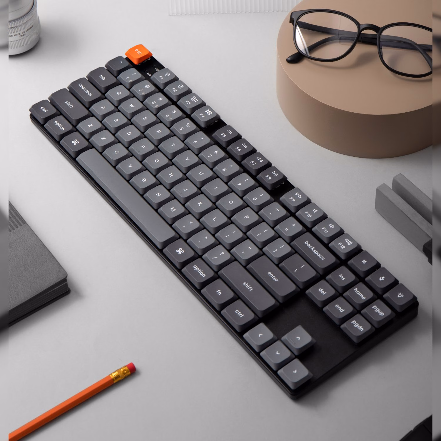 Keychron K1 Max QMK/VIA 80% Wireless Custom Mechanical Keyboard | RED Switches - Image 3