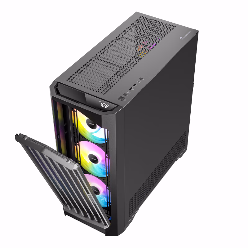 Antec Performance FT1 E-ATX |ATX |M-ATX | ITX ARGB Full-Tower Gaming Chassis - Black - Image 17